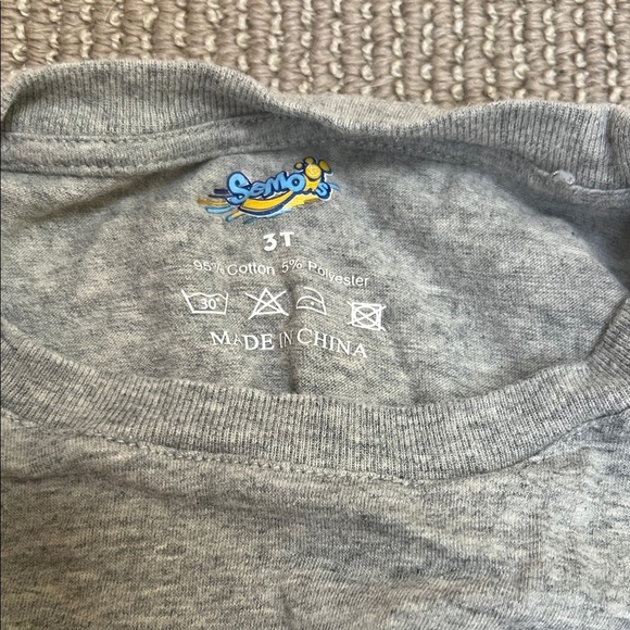 Gray Long Sleeve Kids Shirt - Picture 2 of 4